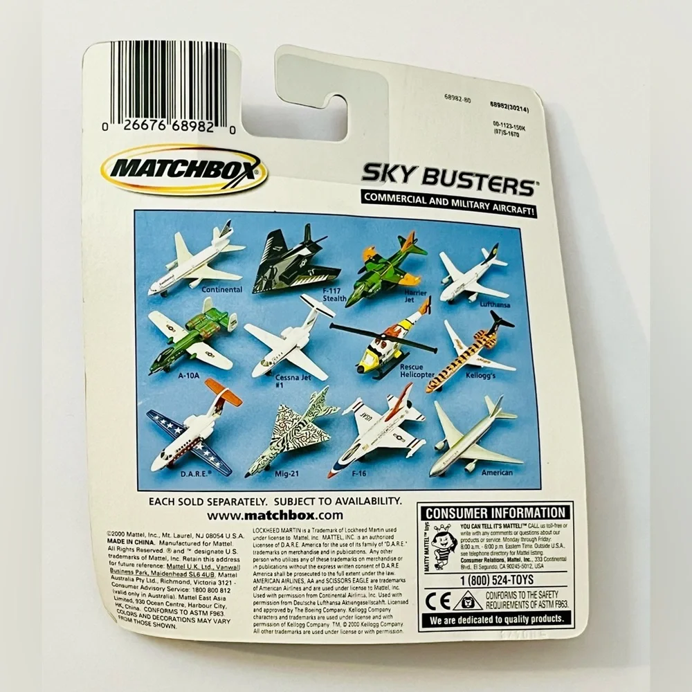 MATCHBOX busters diecast yellow